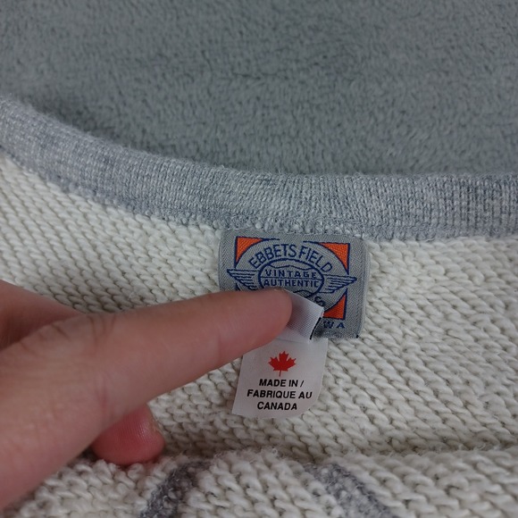 Ebbets Field Sweatshirt Mens Medium Gray Hollywood Stars Pullover Canada - Picture 6 of 9